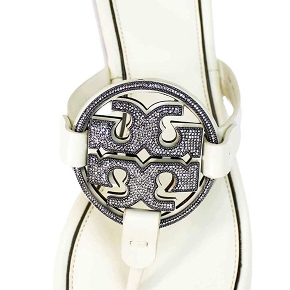 Tory Burch Metal Miller Embellished Sandal - Picture 3 of 6